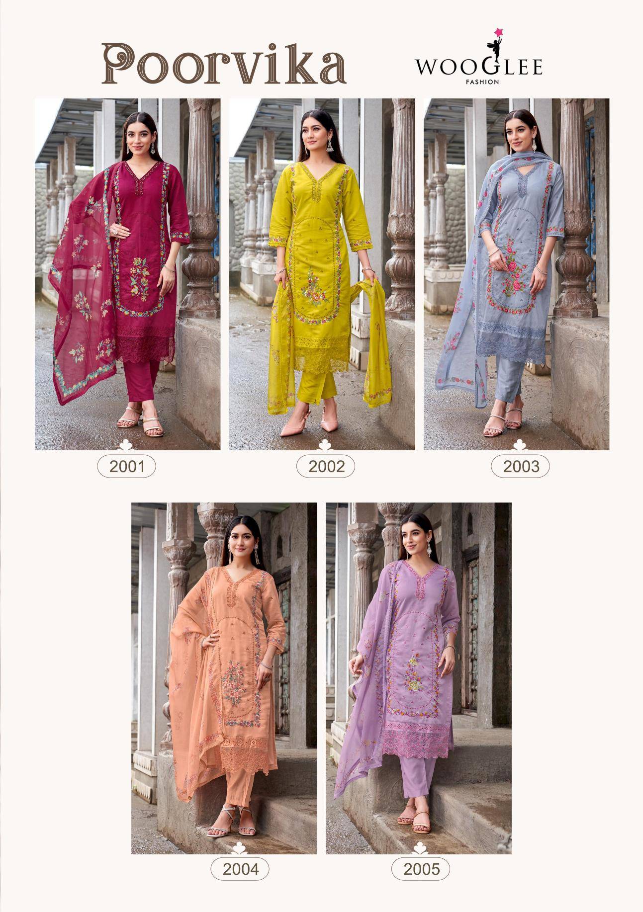 Wooglee poorvika Wholesale kurtis